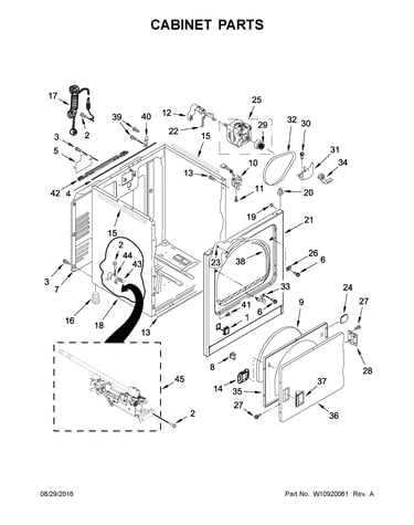 Cabinet parts