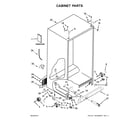 Kenmore 10651799413 cabinet parts diagram