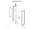 Kenmore 10651799413 freezer door parts diagram