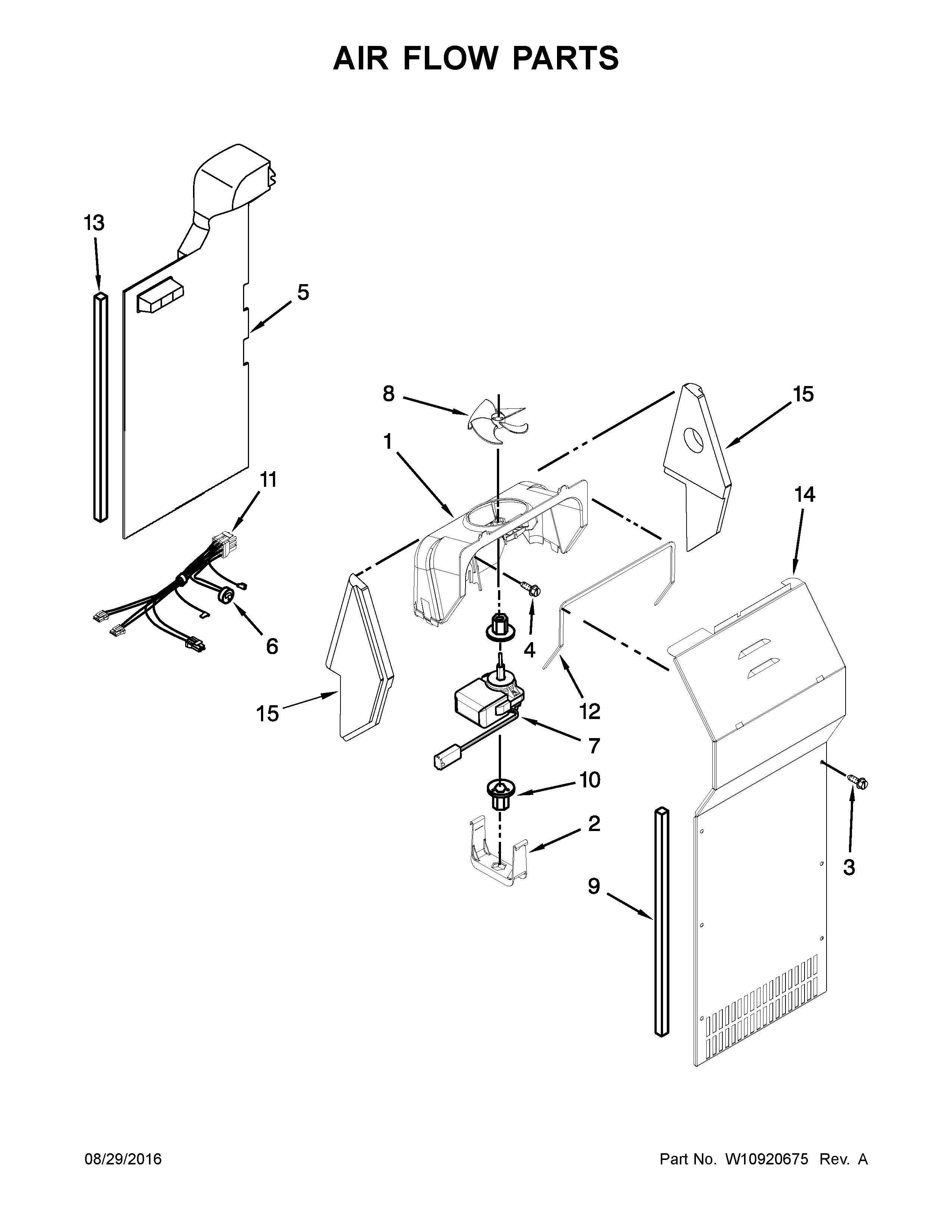 Air flow parts