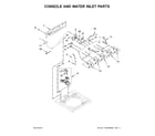 Kenmore 11022342512 console and water inlet parts diagram