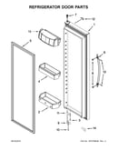 Refrigerator door parts