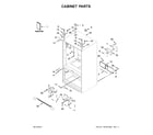 Kenmore 59679243018 cabinet parts diagram