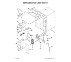 Kenmore 59679243018 refrigerator liner parts diagram