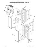 Refrigerator door parts