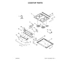 Kenmore 664C95113610 cooktop parts diagram