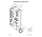 Kenmore 10650029213 refrigerator liner parts diagram
