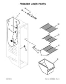 Freezer liner parts