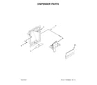 Kenmore 10650029213 dispenser parts diagram