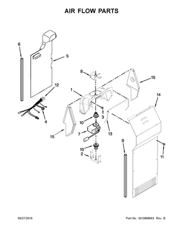 Air flow parts