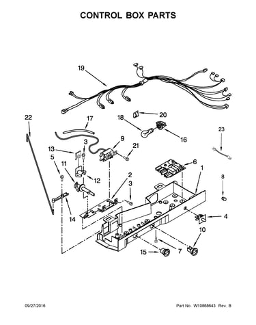Control box parts