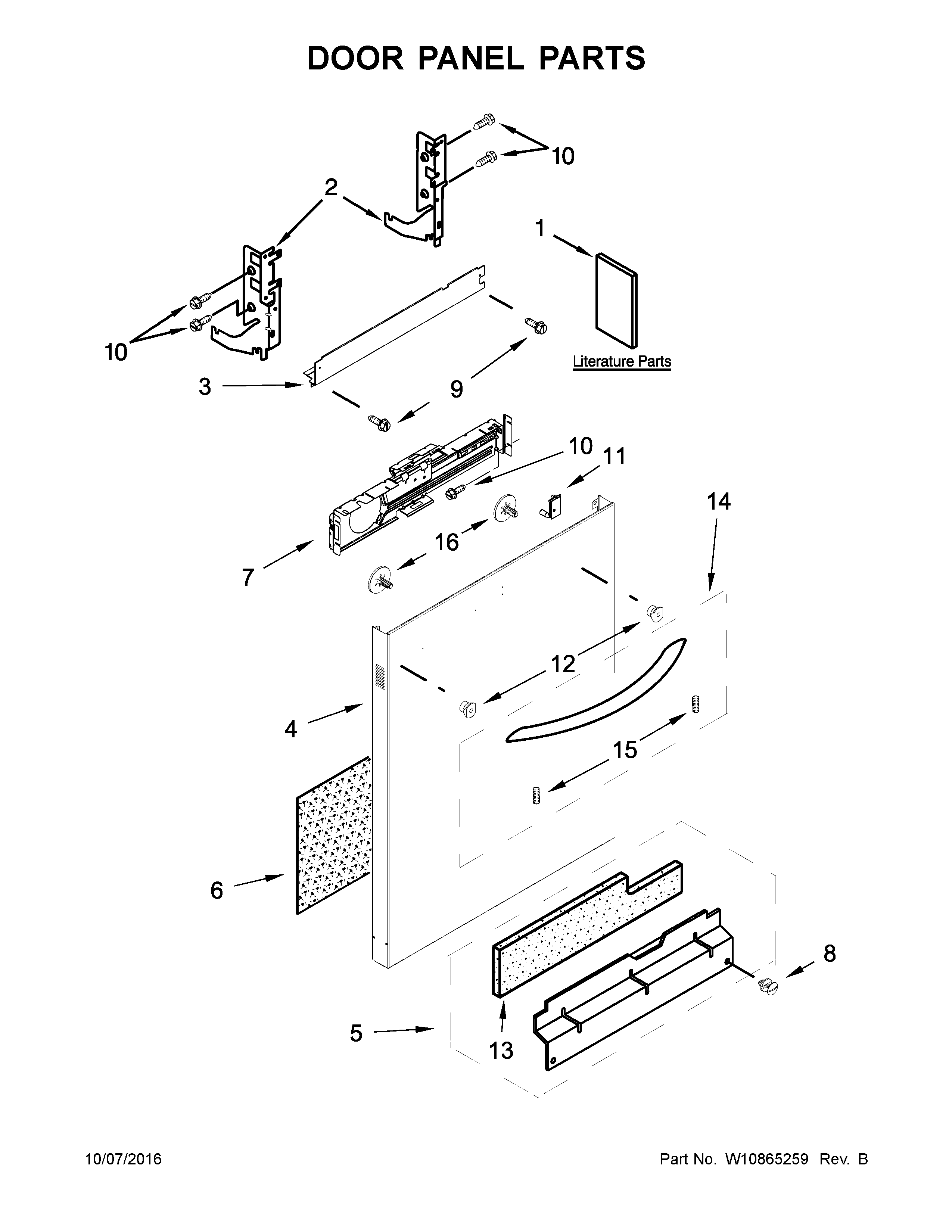 Door panel parts