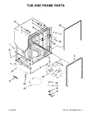 Tub and frame parts