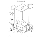 Kenmore Elite 10641162310 cabinet parts diagram