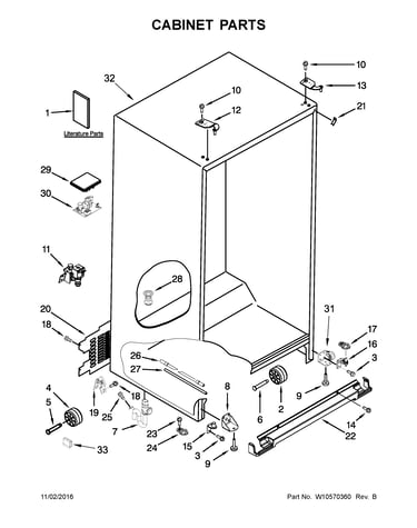 Cabinet parts