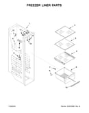 Freezer liner parts