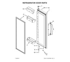 Kenmore Elite 10641163310 refrigerator door parts diagram