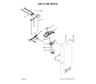 Kenmore Elite 10641162310 air flow parts diagram