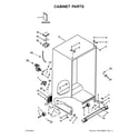 Kenmore 10651135610 cabinet parts diagram