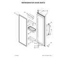 Kenmore 10651135610 refrigerator door parts diagram