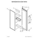 Kenmore 10651135610 refrigerator door parts diagram