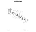 Kenmore 10651135610 dispenser parts diagram