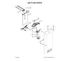 Kenmore 10651135610 air flow parts diagram