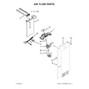 Kenmore 10651135610 air flow parts diagram