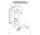 Kenmore 10658023803 refrigerator liner parts diagram