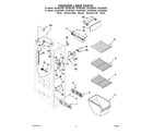 Kenmore 10658023803 freezer liner parts diagram