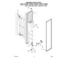 Kenmore 10658024803 freezer door parts diagram