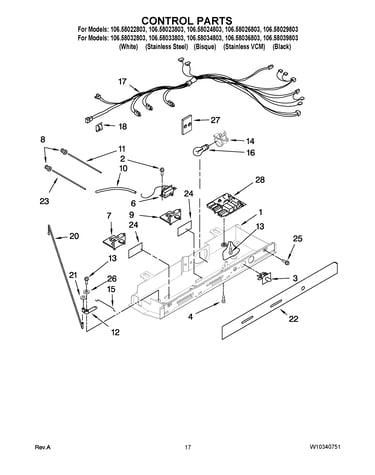 Control parts