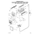 Kenmore 10658022803 icemaker parts diagram