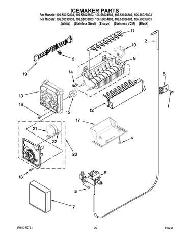 Icemaker parts