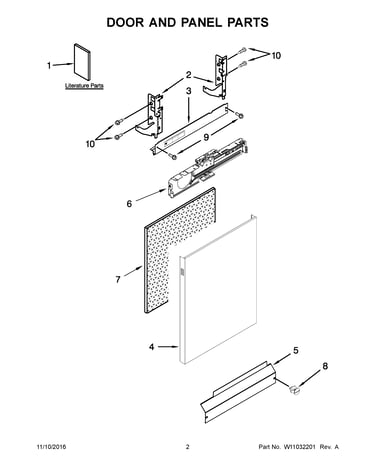 Door and panel parts