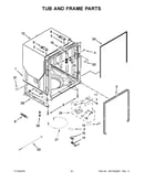 Tub and frame parts
