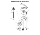 Kenmore 66513229N413 pump, washarm and motor parts diagram