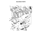 Kenmore 11069133410 bulkhead parts diagram