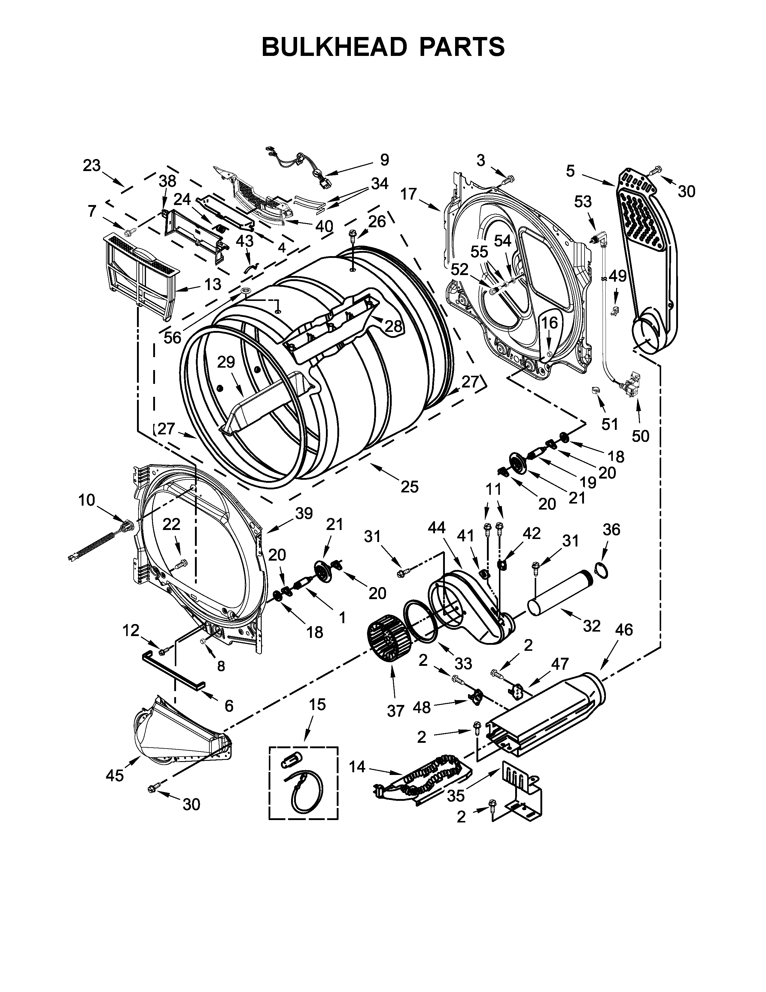 Bulkhead parts