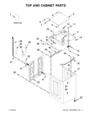 Top and cabinet parts