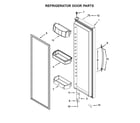 Kenmore 10651782410 refrigerator door parts diagram