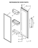 Refrigerator door parts