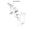 Kenmore 10651783410 air flow parts diagram