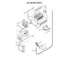 Kenmore 10651782410 ice maker parts diagram