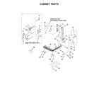 Kenmore 11044422510 cabinet parts diagram