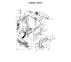 Kenmore 11072332510 cabinet parts diagram