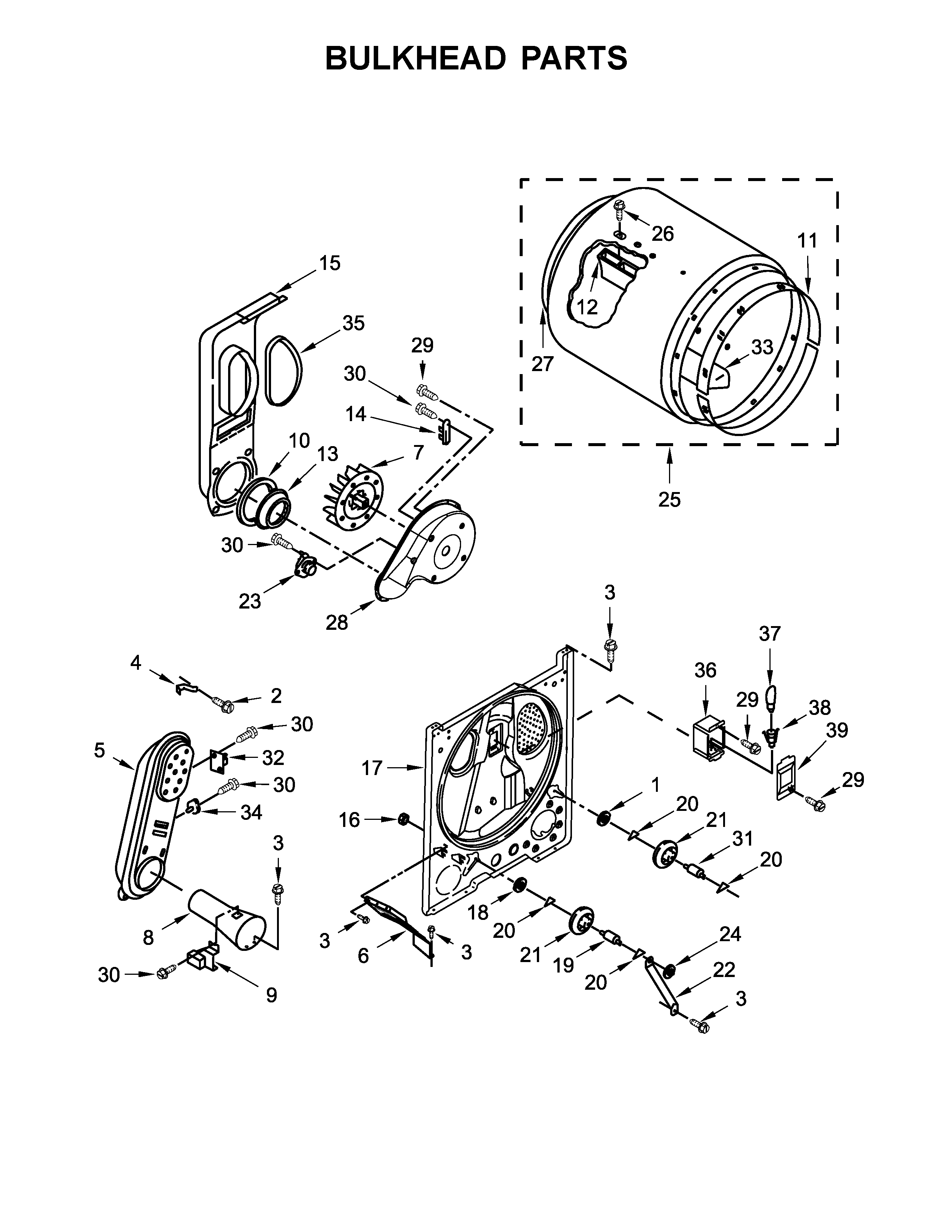 Bulkhead parts