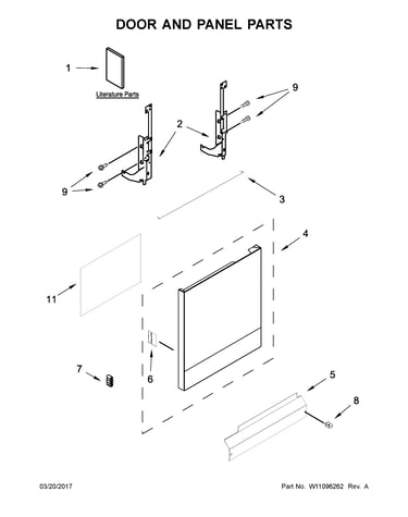 Door and panel parts