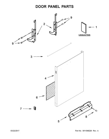 Door panel parts