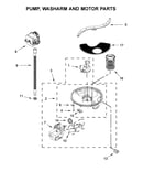 Pump, washarm and motor parts